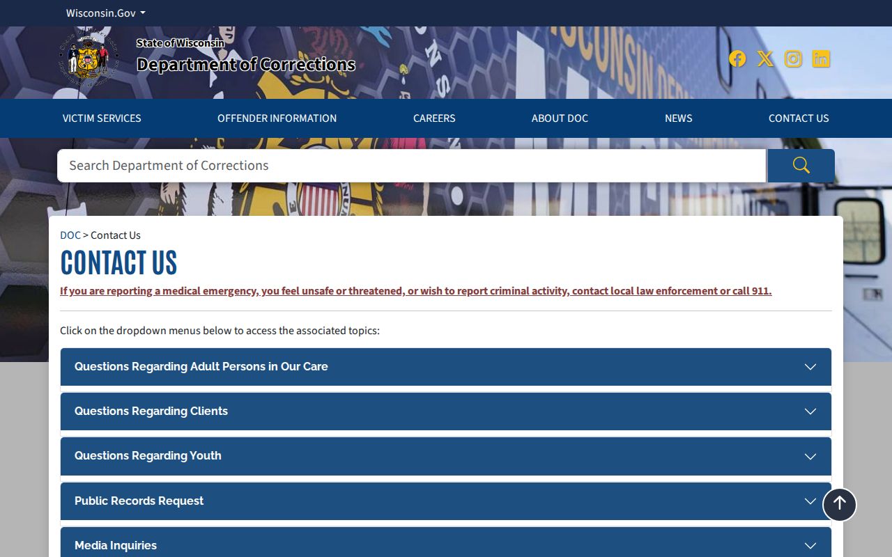 Racine County sex offender registry tip and update contacts