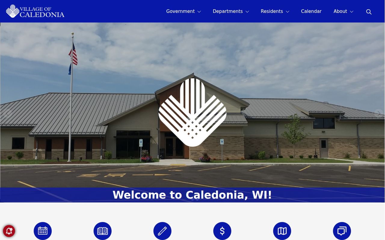 Caledonia criminal records village and police access page